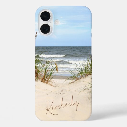 Beach iPhone 16 Plus Hoesje (Achterkant)