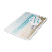 Beach is altijd een goed idee, zomer badmat (Gekanteld)