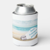 Beach is altijd een goed idee, zomer blikjeskoeler (Blikje Voorkant)