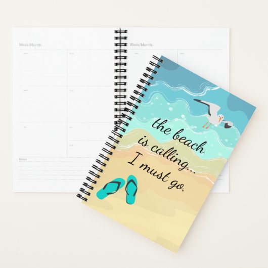 Beach is Cute Planner (Display)