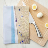 Beach is mijn gelukkige plaats script California C Theedoek (Quarter Fold)