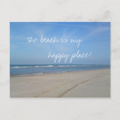 Beach is mijn Happy Place Briefkaarten (Voorkant)