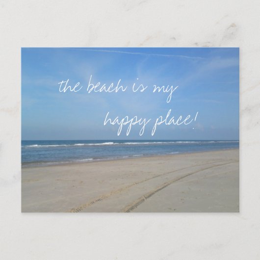 Beach is mijn Happy Place Briefkaarten (Voorkant)
