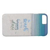 Beach is mijn Happy Place Case-Mate iPhone Case (Achterkant (Horizontaal))