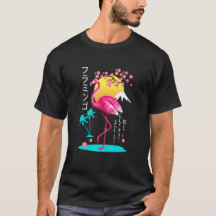 Beach Island Flamingo Embroided Flamingo T-shirt