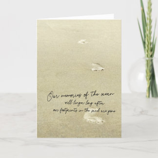 BEACH JOG WENSKAART BEDANKKAART