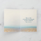 Beach Jubileum gefeliciteerd Kaart (Binnen)