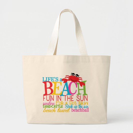 Beach Jumbo Tas (Voorkant)