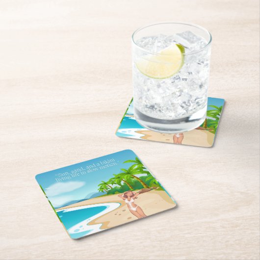 beach kartonnen onderzetters (Insitu)