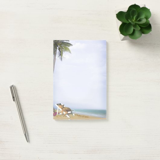 Beach Kat Post-it® Notes (Kantoor)