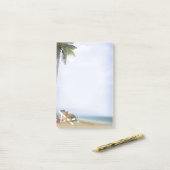 Beach Kat Post-it® Notes (Op bureau)