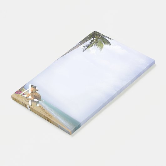 Beach Kat Post-it® Notes (Schuin)