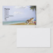Beach Kat Visitekaartje (Voorkant / Achterkant)
