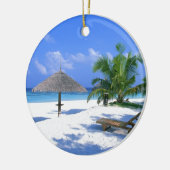 Beach Keramisch Ornament (Links)