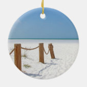 Beach Keramisch Ornament (Achterkant)