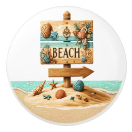 Beach Keramische Knop