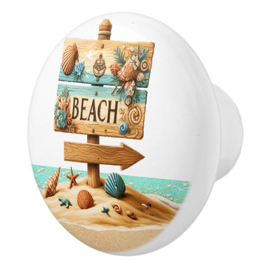 Beach Keramische Knop (Rechts)