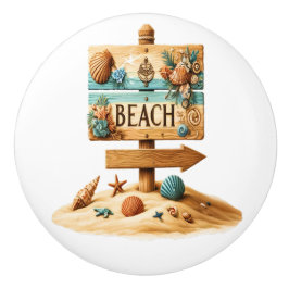 Beach Keramische Knop