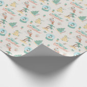 Beach Kerst inpakpapier (Hoek)