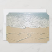 Beach, kerstballen, Plumeria Corporate Party Kaart (Achterkant)