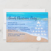 Beach Kerstboom Party uitnodiging (Voorkant)