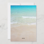 Beach KerstStarfish Fotosjabloon Kaart (Achterkant)