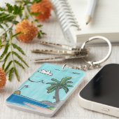 Beach Keychain (Voorkant Rechts)