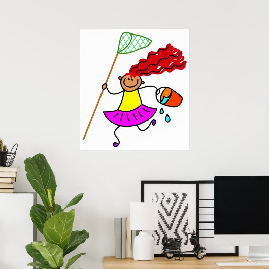 Beach Kind Poster (Thuiskantoor)