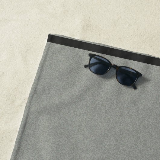 Beach King Perzik Blauw Aangepaste tekst Strandlaken (In situ)