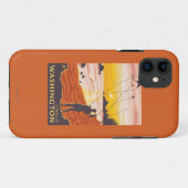 Beach & Kites - Ilwaco, Washington Case-Mate iPhone Case (Achterkant (horizontaal))