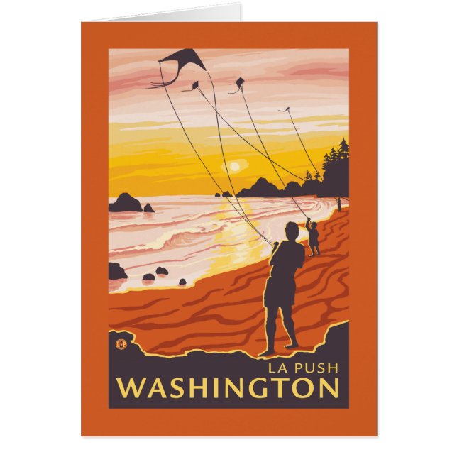 Beach & Kites - La Push, Washington (Voorkant)