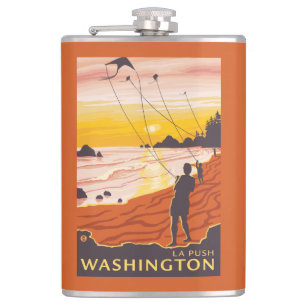 Beach & Kites - La Push, Washington Heupfles