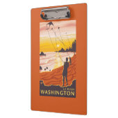 Beach & Kites - La Push, Washington Klembord (Links)