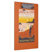 Beach & Kites - La Push, Washington Klembord (Rechts)