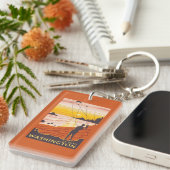 Beach & Kites - La Push, Washington Sleutelhanger (Voorkant Rechts)