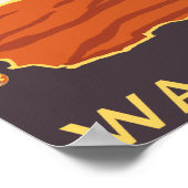 Beach & Kites - Long Beach, Washington Poster (Hoek)