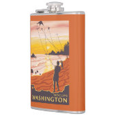 Beach & Kites - Moclips, Washington Heupfles (Links)