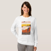 Beach & Kites - Ocean Shores, Washington T-shirt (Voorkant volledig)