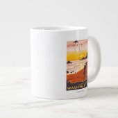 Beach & Kites - Sunset Beach, Washington Grote Koffiekop (Voorkant rechts)