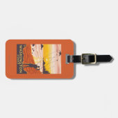 Beach & Kites - Washington Coast Bagagelabel (Voorkant horizontaal)
