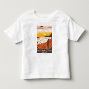 Beach & Kites - Washington Coast Kinder Shirts