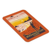 Beach & Kites - Washington Coast Magneet (Rechterzijde)