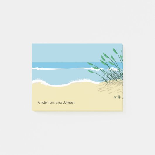 Beach kustthema SImple Post-it® Notes (Voorkant)