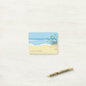 Beach kustthema SImple Post-it® Notes (Op bureau)