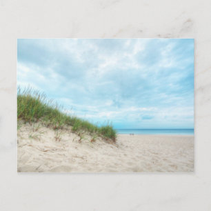 Beach Lake Michigan Landscape Seascape Briefkaart