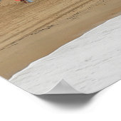 Beach landscape France: Het oude reservaat Poster (Hoek)