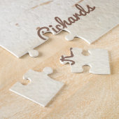 Beach Landscape met Sailships Waterverf Legpuzzel (Zijkant)