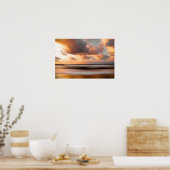 Beach Landscape Poster (Keuken)