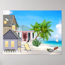 Beach Landschap Poster