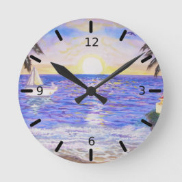 Beach Landschap Ronde Klok